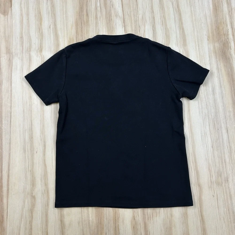 John Galt Women's Medium Black Heavyweight Fitted Baby Tee Devil Graphic Y2K
